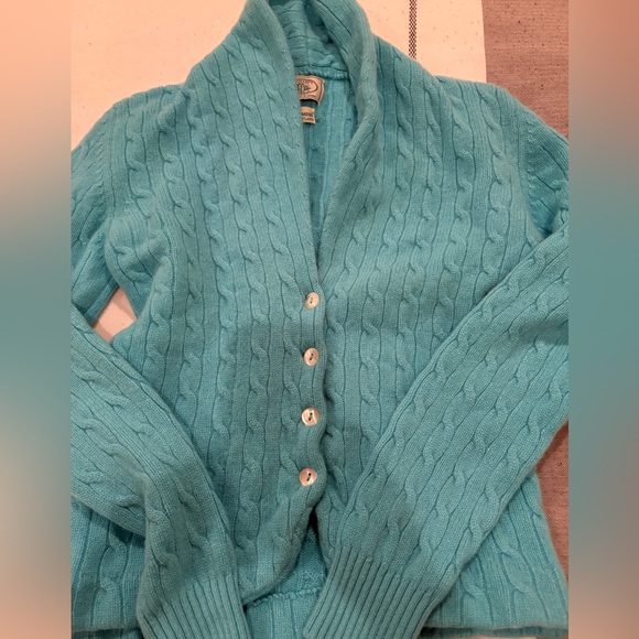McCulley’s Turquoise Cashmere Sweater